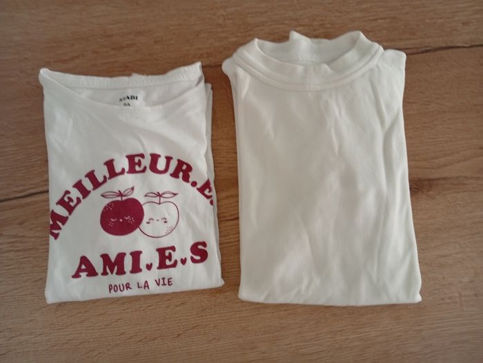 Lot 2 t-shirts manches longues 8 ans - photo numéro 2