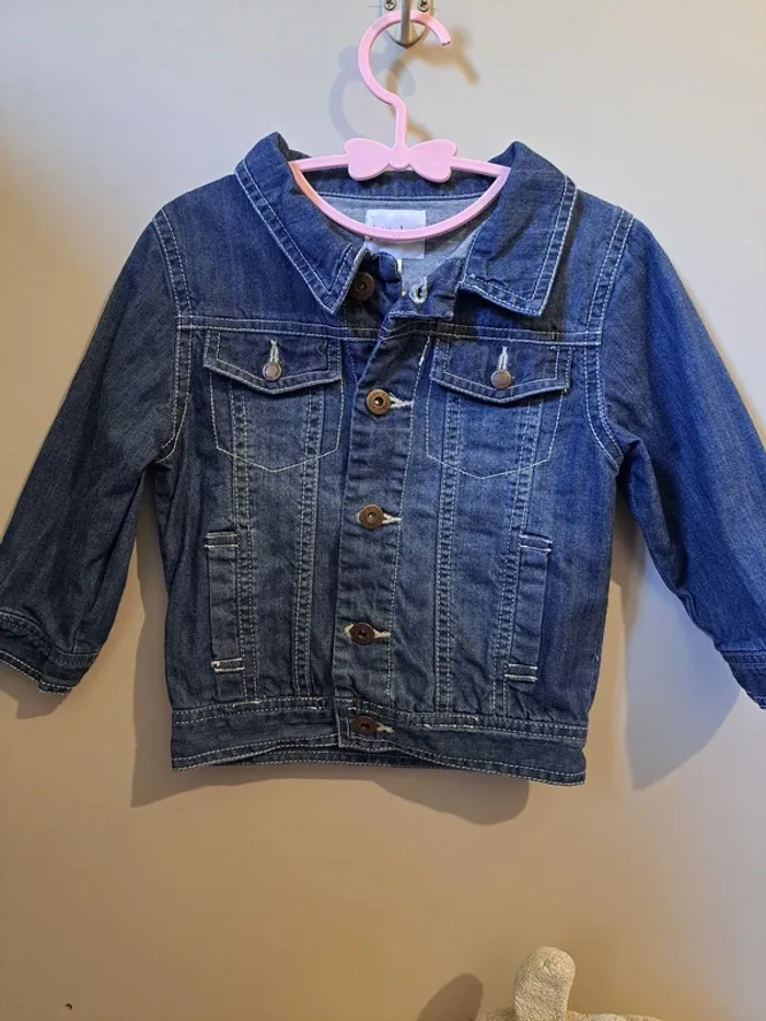 Veste en jeans - Kimbaloo - 12 mois - photo numéro 2