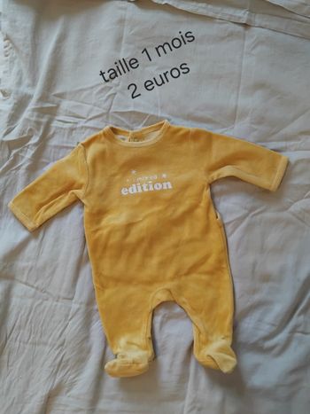 Taille 1 mois