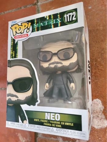 NEUF Figurine Funko Pop Matrix Movies Néo noir collection collector lunettes soleil 1172