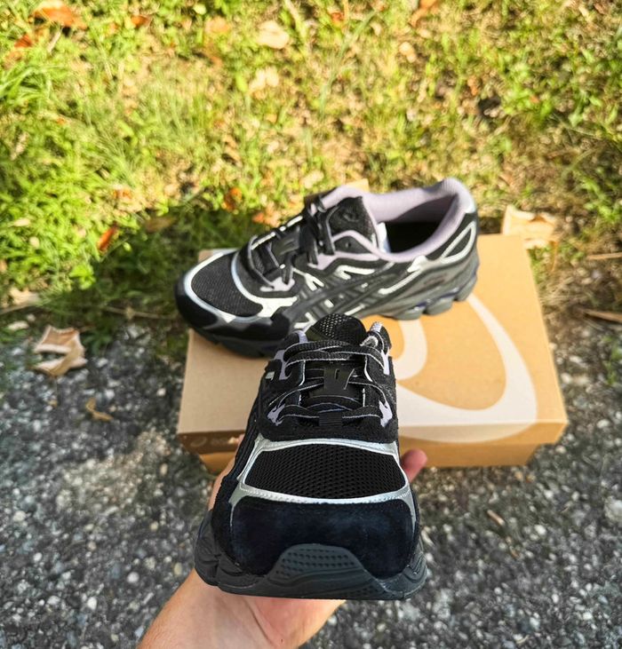 Asics Gel NYC Black Purple Graphite Grey - photo numéro 6
