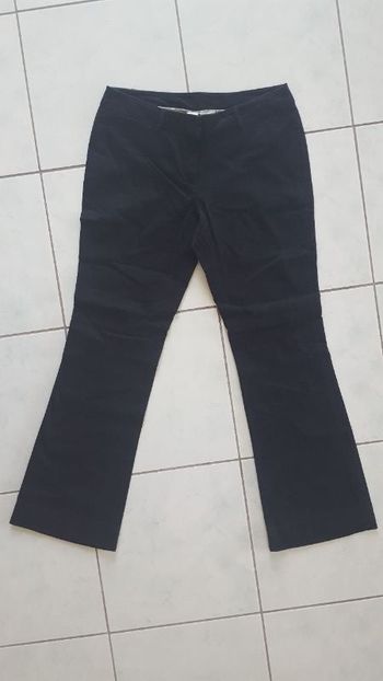Pantalon noir classique T.38 Camaïeu