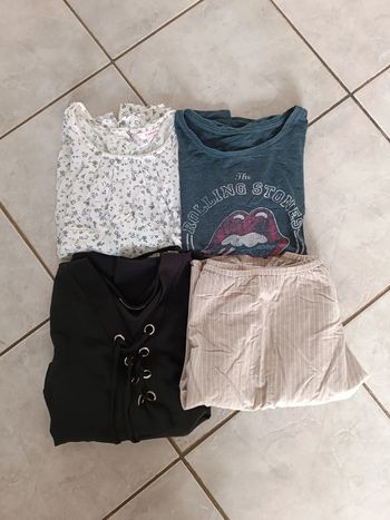 Donne Lot vêtements s/M femme tachés
