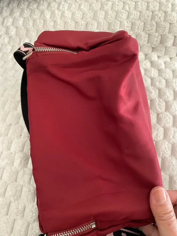 Sac bandoulière bordeaux - photo numéro 9