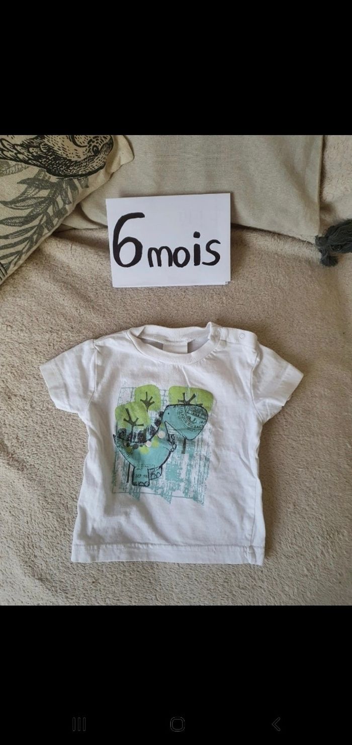 Lot short debardeur et un tee shirt 6mois - photo numéro 2