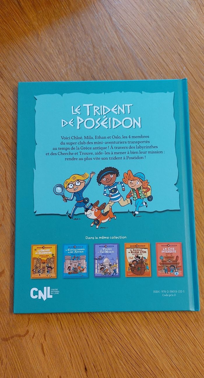 Livre "Le trident de Poséidon" - photo numéro 2