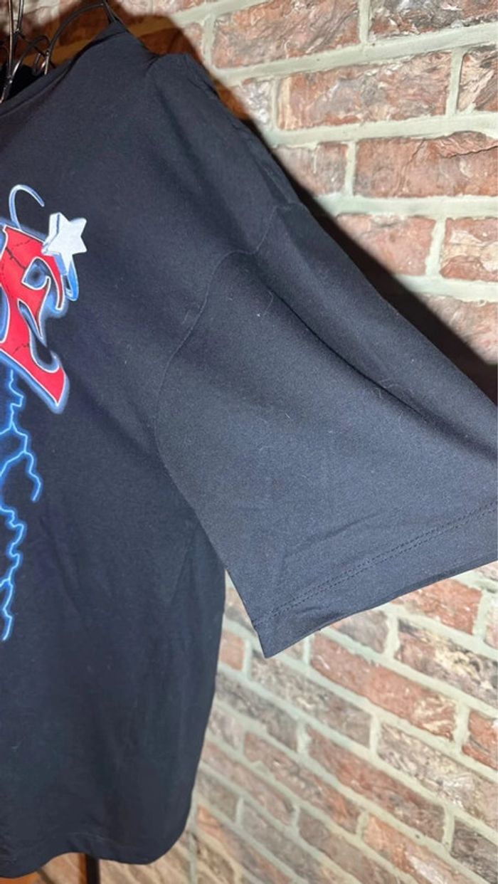 T-shirt noir Oversize Pop Smoke Bershka Taille M / 38 - photo numéro 6