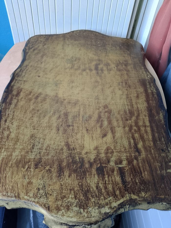 Ancien plateau Florentin en bois - photo numéro 4