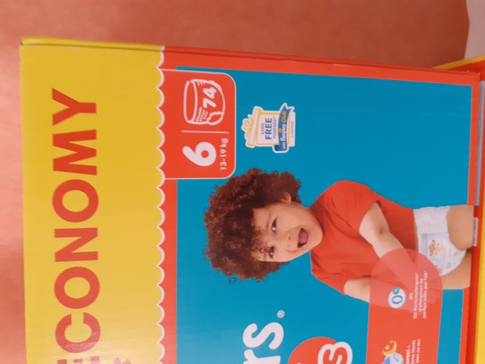 Lot de 2 Maxi Pack Pampers baby dry - 148 Pants - Taille 6 - photo numéro 3
