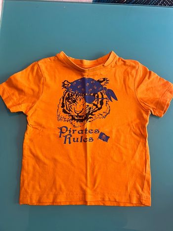 T shirt tigre orange
