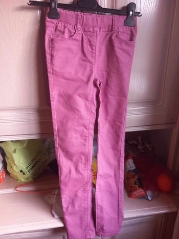 Pantalon rose foncé 9 ans Gémo