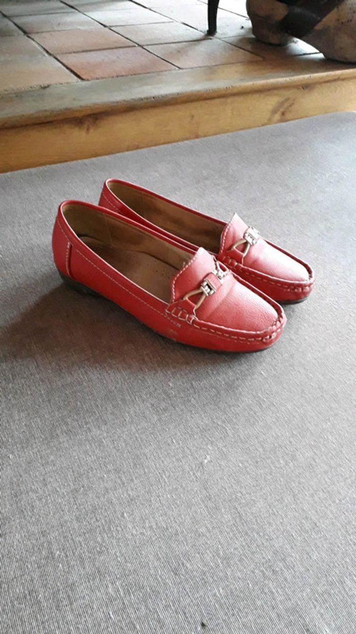 Mocassins rouge