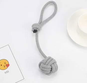 Corde Jouet pour chien ForPet – Gris – 41 cm Neuf