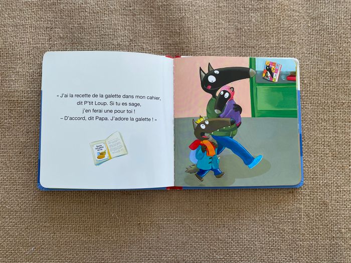 Livre p'tit loup est le roi de la galette Auzou - photo numéro 3