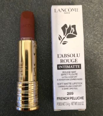 Lancome Intimatte Absolu Rouge à lèvres 289 French Peluche