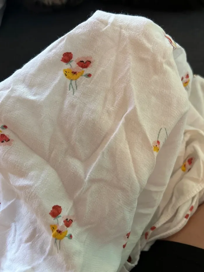 🌸 Robe blanche à petites fleurs - photo numéro 4