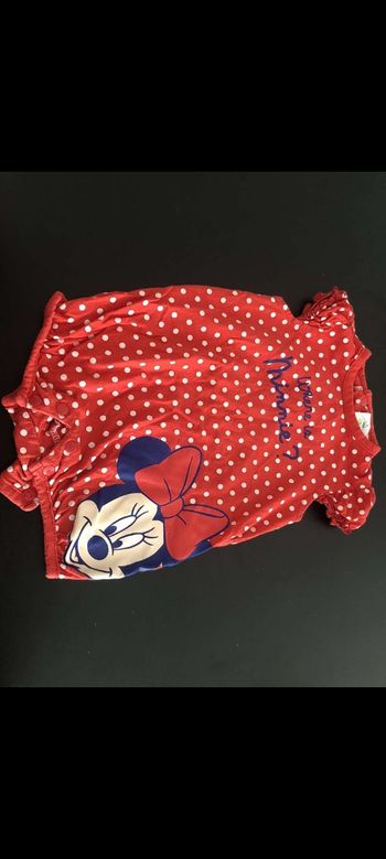 Combinaison short motif Minnie plage