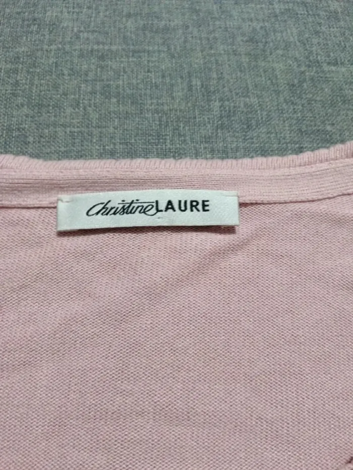 C62 pull rose Christine Laure T2 - photo numéro 3