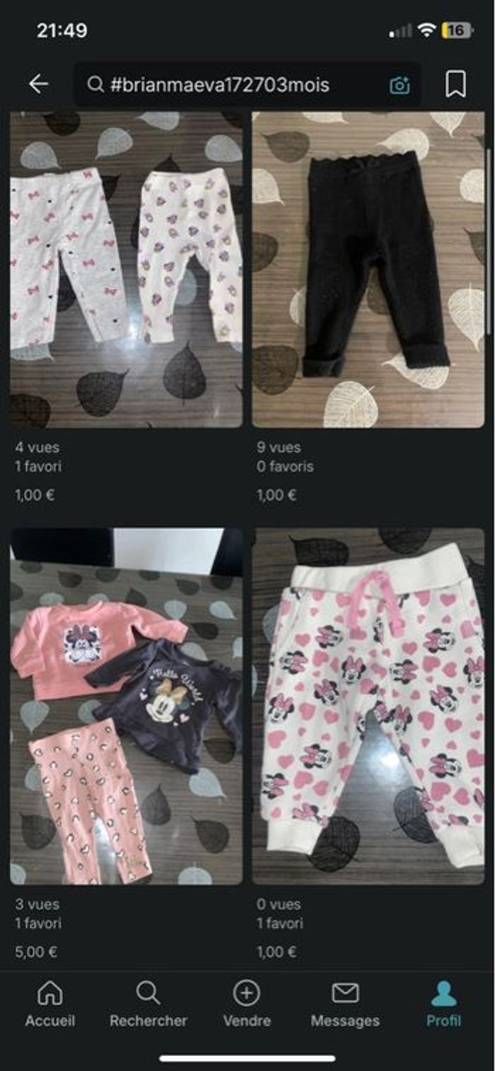 Vetements 3 mois fille