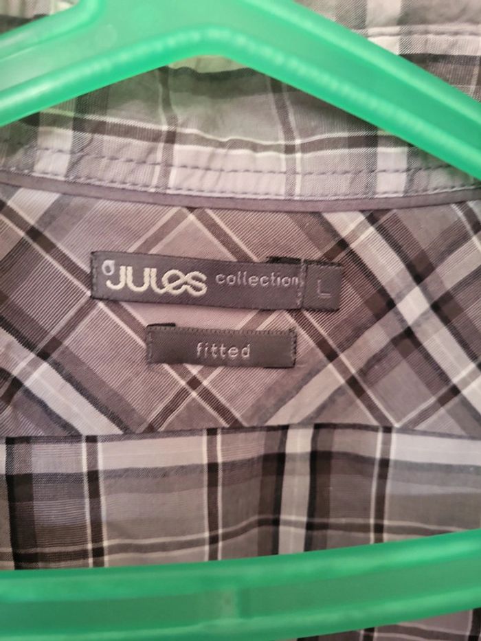 Chemise grise a carreaux Jules - photo numéro 3