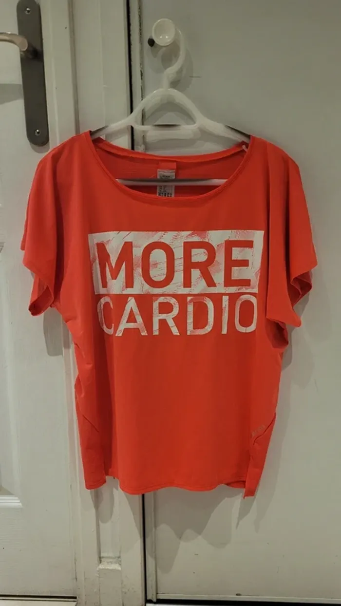 T-shirt de sport / fitness rose More Cardio