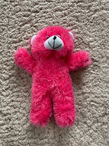 Peluche ours rose