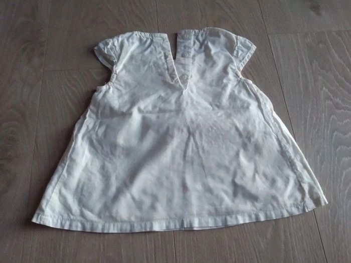 Blouse écru manches courtes Orchestra 9 mois - photo numéro 3