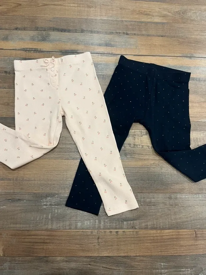 Lot de 2 leggings