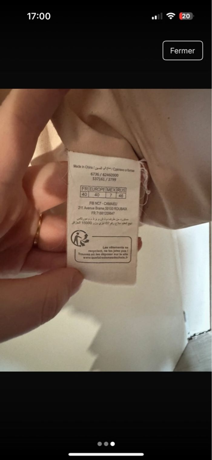 Blouson rose camaïeu - photo numéro 3