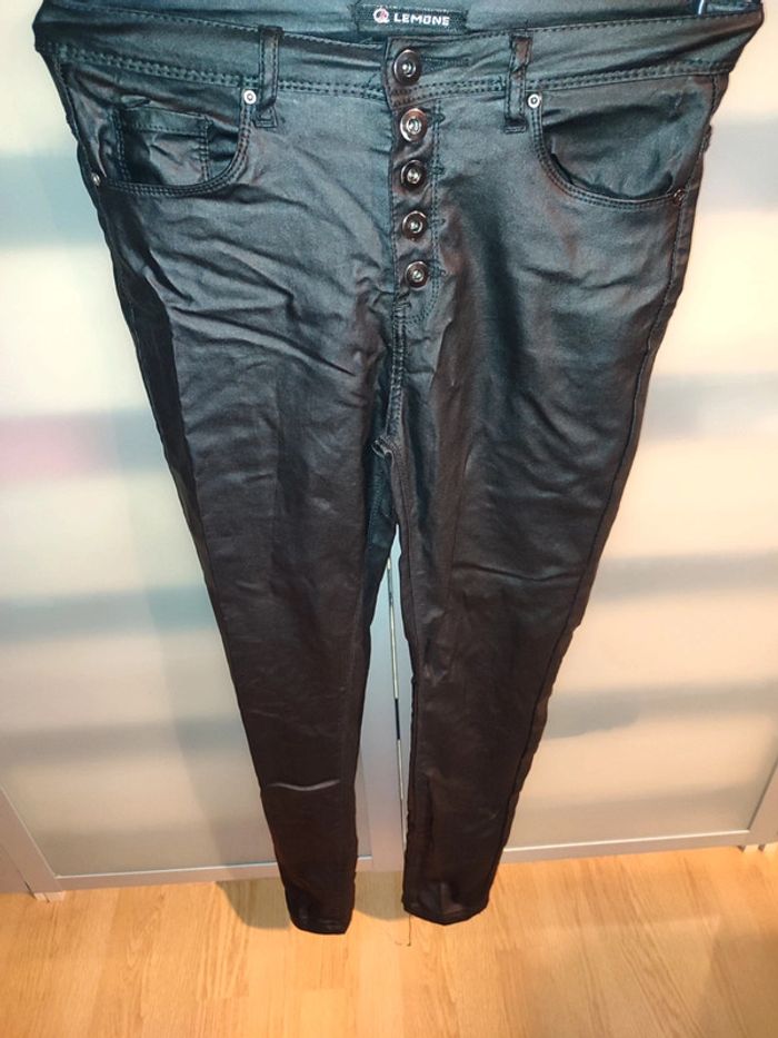 Legging taille haute slim effet cuir Lemone taille 38 / M