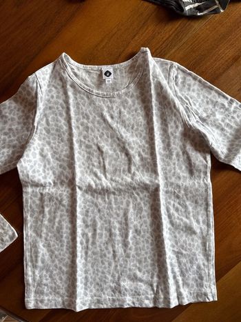 Teeshirt manches longues 10 ans imprimé léopard génération Z