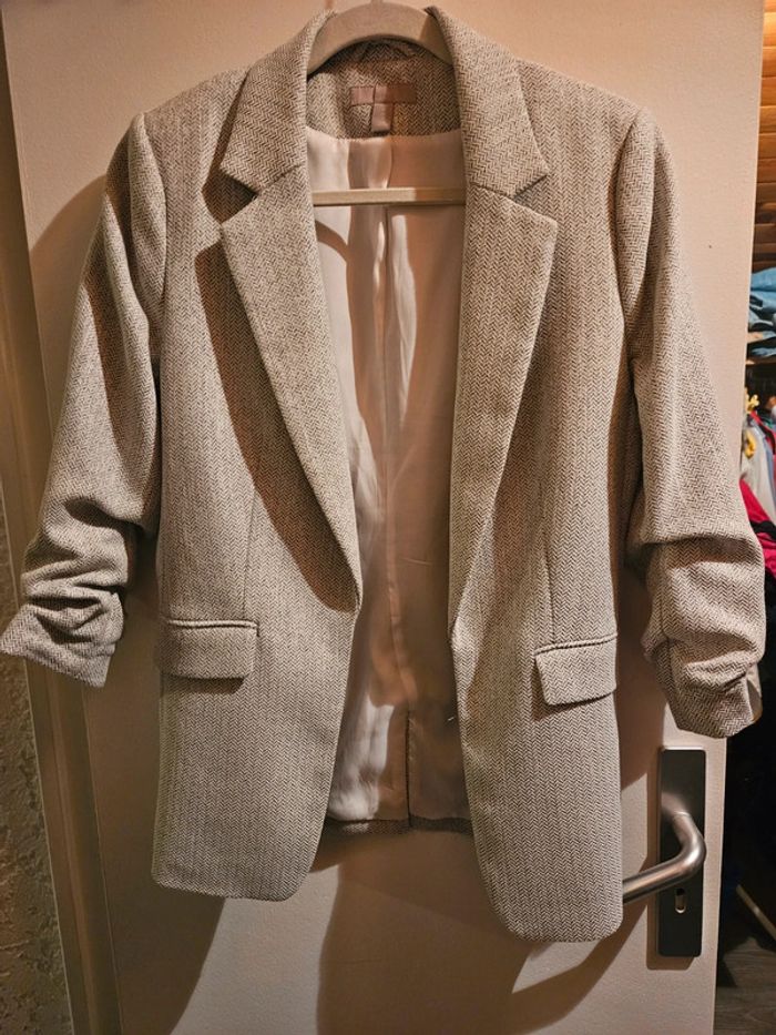 Blazer femme manche 3/4