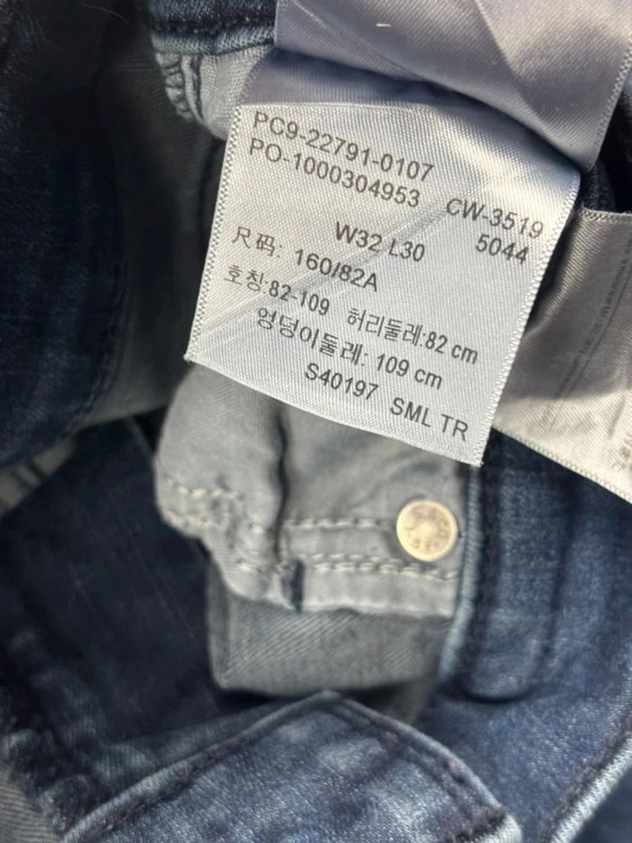 Jean pantalon coupe skinny levis bleu W32 L30 - photo numéro 9