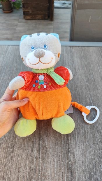 Peluche musicale chat