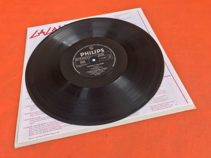 Vinyle 33 tours Lalanne Celle qui m' a emmené (1982) Philips 8145581 - photo numéro 4