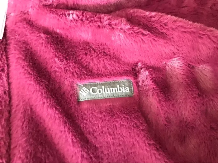 Veste fourrure réversible violette L Columbia - photo numéro 3