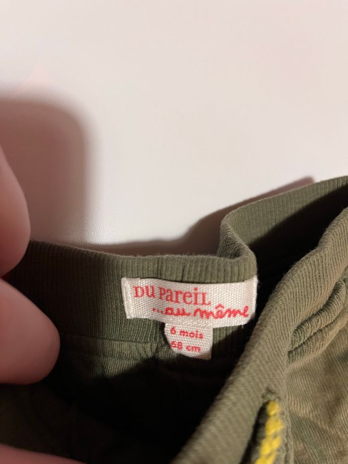 Pantalon vert velour DPAM - photo numéro 3