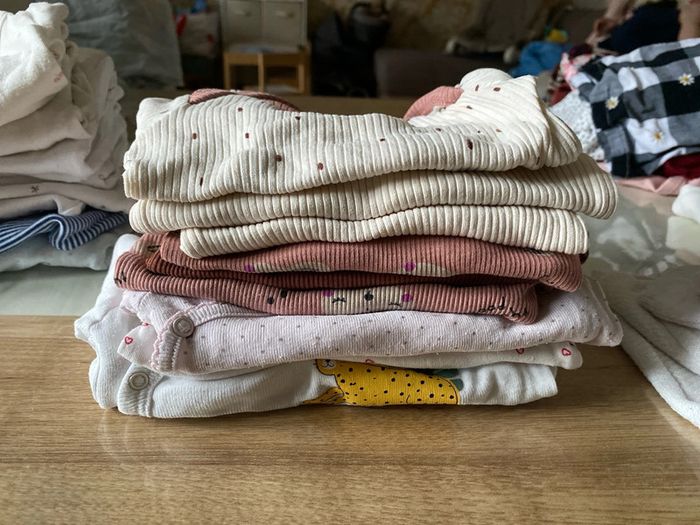 Lot de 6 body 3 mois kiabi