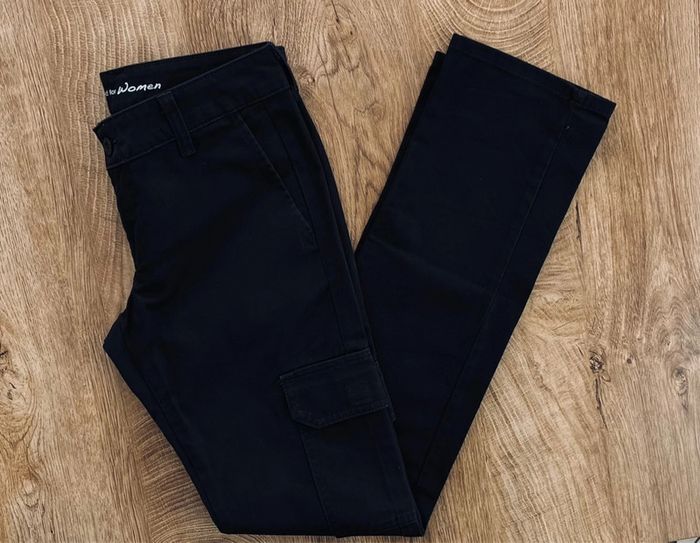 Pantalon cargo noir Dickies Straight pour femme, taille W 26 (36 taille française) - photo numéro 4