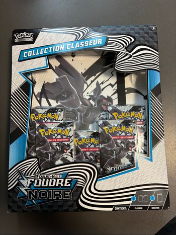 Pokémon - Écarlate et Violet – Coffret classeur Foudre Noire EV10.5 (5 boosters)