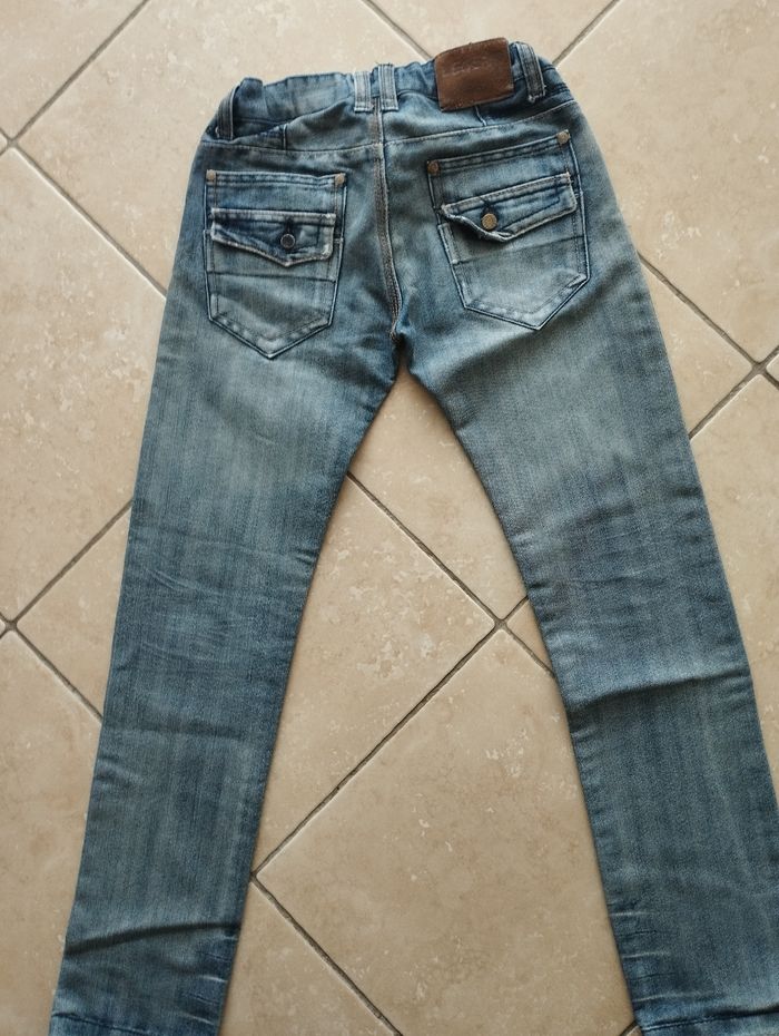 Jean garçon avec taille ajustable - photo numéro 2