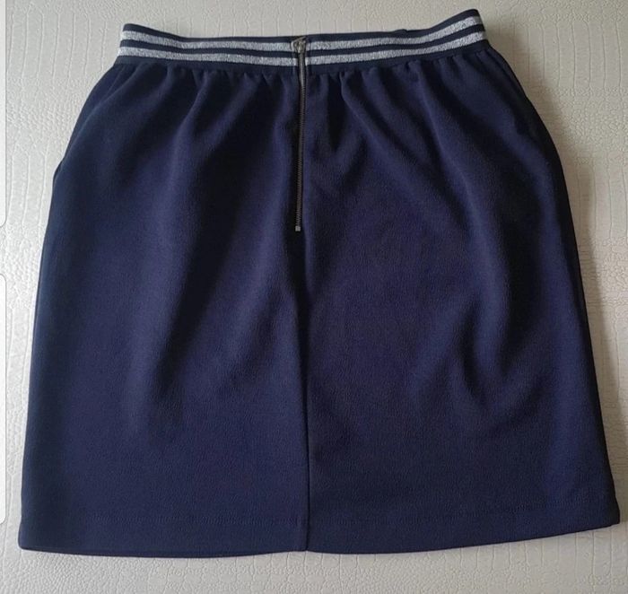 Mini jupe naf naf bleu Marine - photo numéro 2