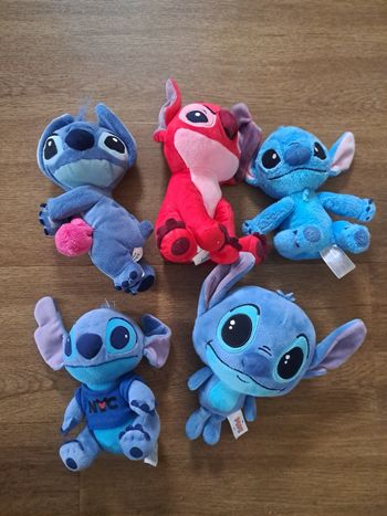 Lot peluche stitch