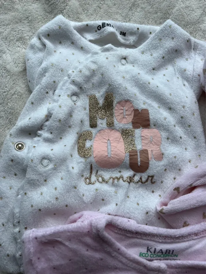 Pyjamas bébé fille Kiabi Gemo - photo numéro 4
