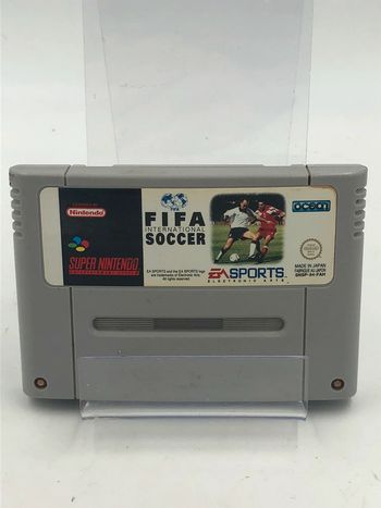 Jeu vidéo FIFA International Soccer sur console Super Nintendo / SNES
