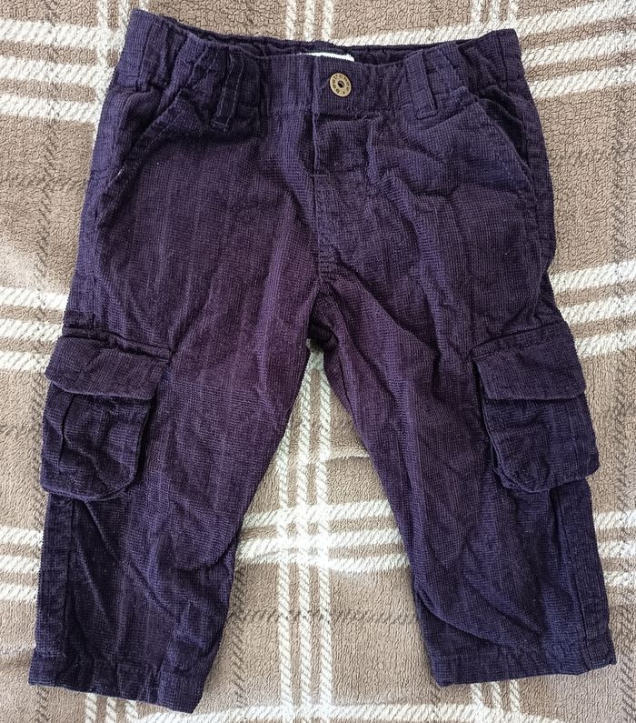 👖 Pantalon Enfant Violet Uni - 6 Mois / Bout'chou