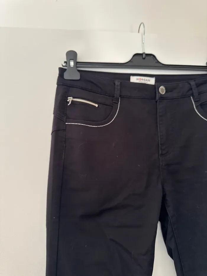 Pantalon en tissu taille regular Morgan - photo numéro 2