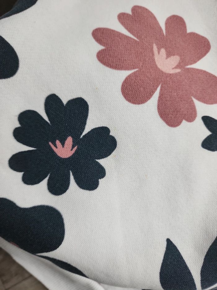 Ensemble legging sweat shirt fleuris 2/3ans - photo numéro 8