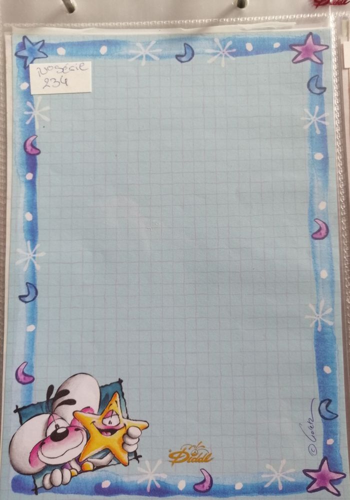 Lot(3) feuille diddl A5 à personnaliser - photo numéro 8