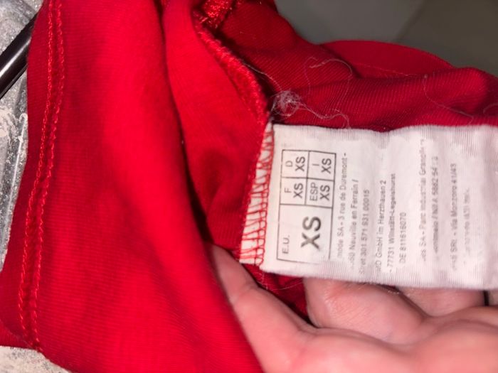 Débardeur rouge Pimkie Xs - photo numéro 3